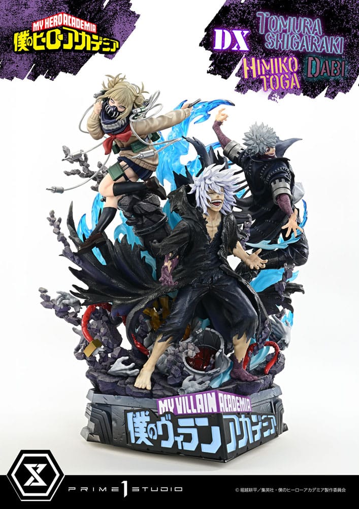 My Hero Academia Estatua Ultimate Premium Masterline Tomura Tomura Shigaraki, Dabi & Himiko Toga Deluxe Version 69 cm