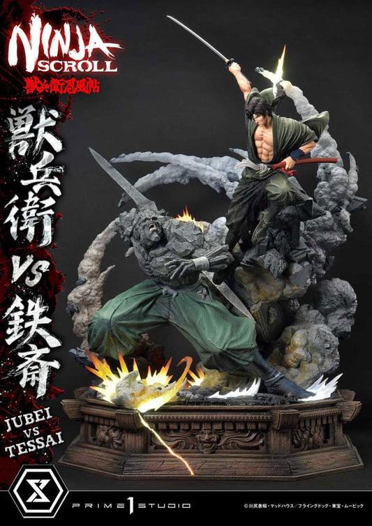 Ninja Scroll Estatua Ultimate Premium Masterline Series 1/4 Jubei Versus Tessai 101 cm