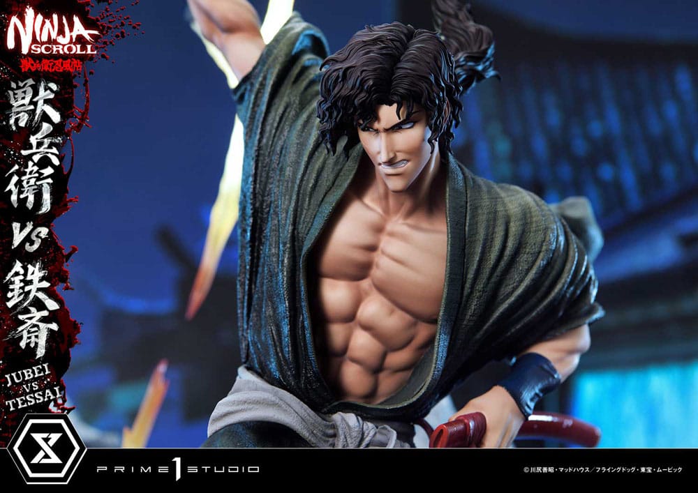 Ninja Scroll Estatua Ultimate Premium Masterline Series 1/4 Jubei Versus Tessai 101 cm