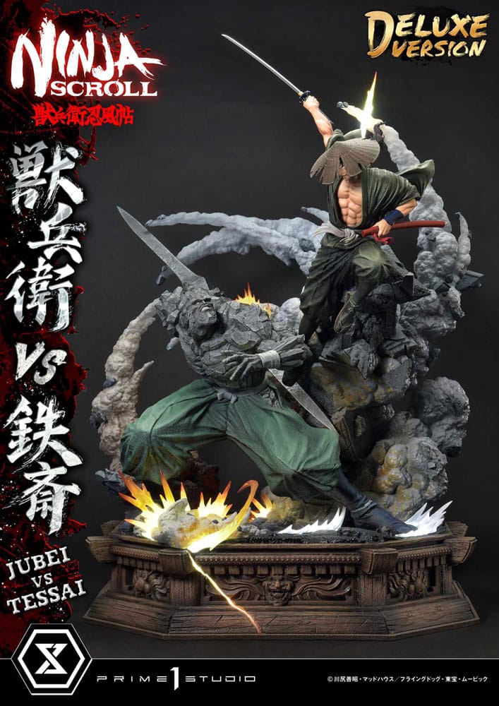 Ninja Scroll Estatua Ultimate Premium Masterline Series 1/4 Jubei Versus Tessai Deluxe Version 101 cm