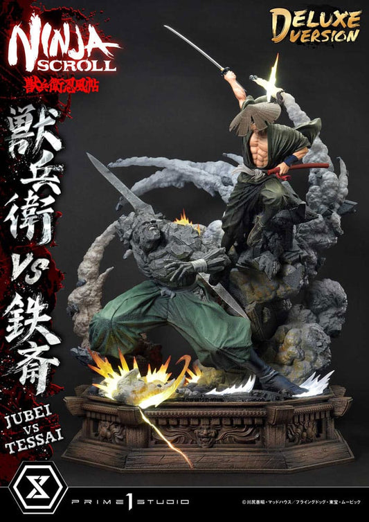 Ninja Scroll Estatua Ultimate Premium Masterline Series 1/4 Jubei Versus Tessai Deluxe Version 101 cm