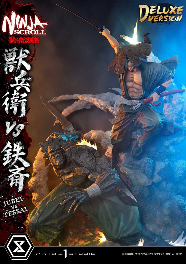 Ninja Scroll Estatua Ultimate Premium Masterline Series 1/4 Jubei Versus Tessai Deluxe Version 101 cm