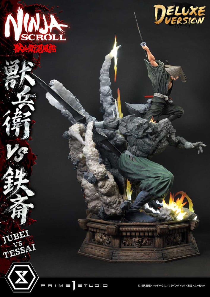Ninja Scroll Estatua Ultimate Premium Masterline Series 1/4 Jubei Versus Tessai Deluxe Version 101 cm