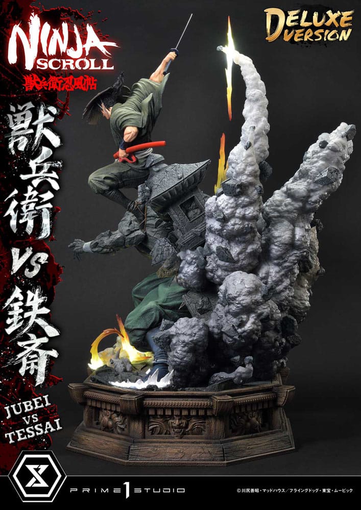 Ninja Scroll Estatua Ultimate Premium Masterline Series 1/4 Jubei Versus Tessai Deluxe Version 101 cm