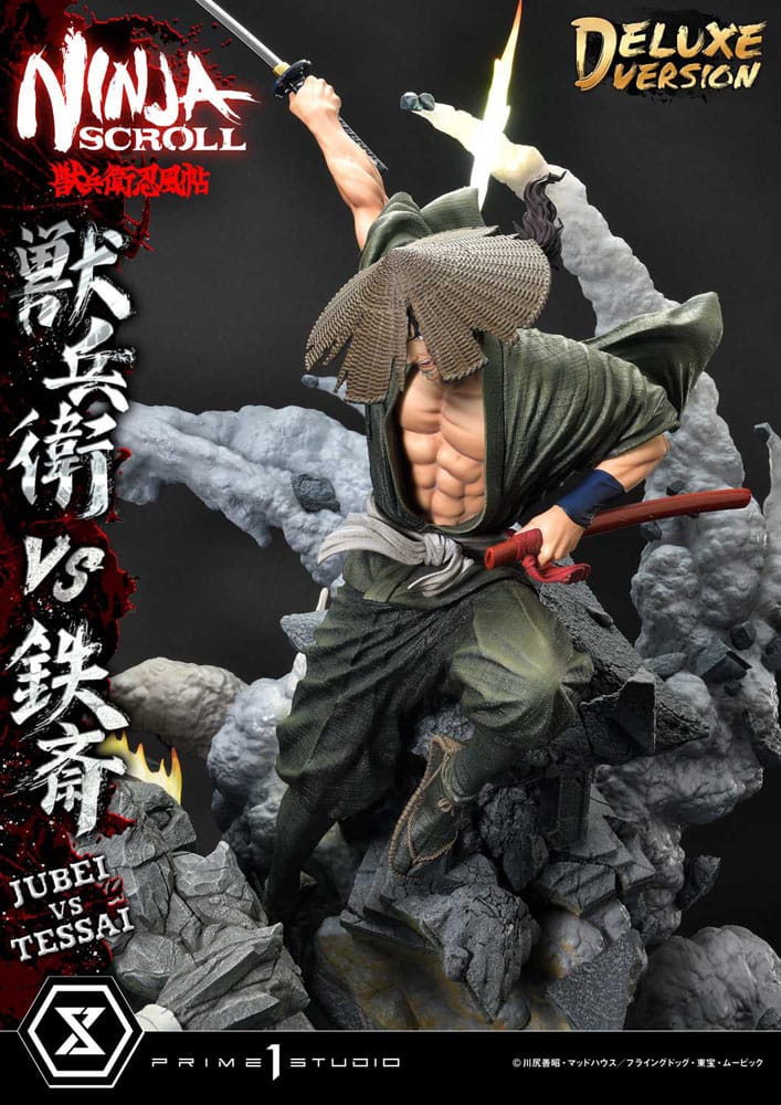 Ninja Scroll Estatua Ultimate Premium Masterline Series 1/4 Jubei Versus Tessai Deluxe Version 101 cm