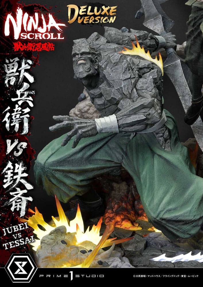 Ninja Scroll Estatua Ultimate Premium Masterline Series 1/4 Jubei Versus Tessai Deluxe Version 101 cm