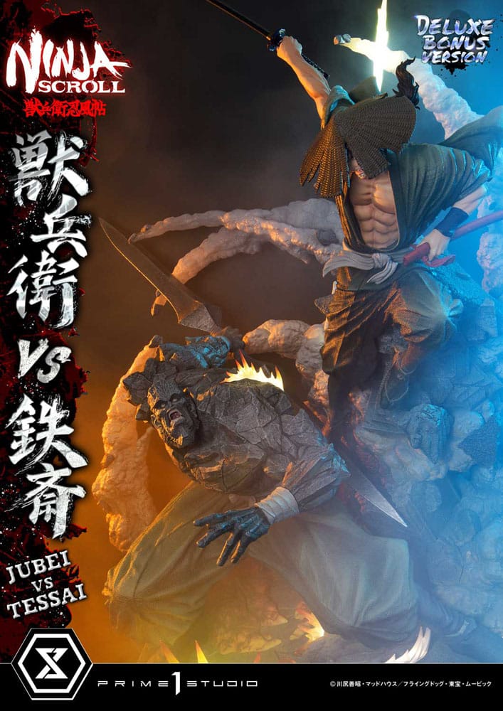 Ninja Scroll Estatua Ultimate Premium Masterline Series 1/4 Jubei Versus Tessai Deluxe Bonus Version 101 cm