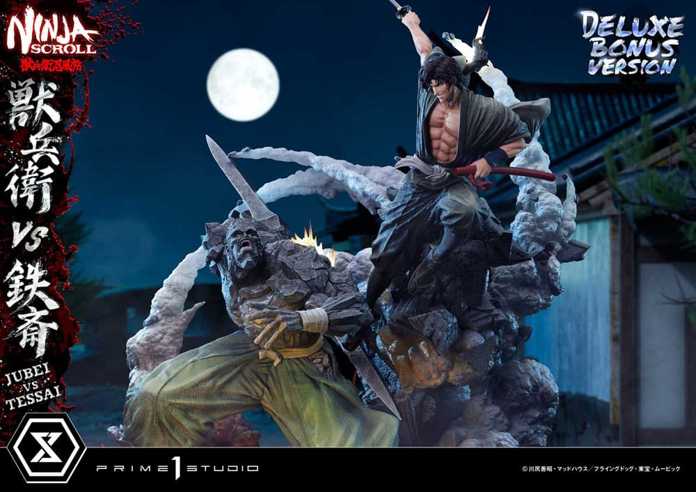Ninja Scroll Estatua Ultimate Premium Masterline Series 1/4 Jubei Versus Tessai Deluxe Bonus Version 101 cm