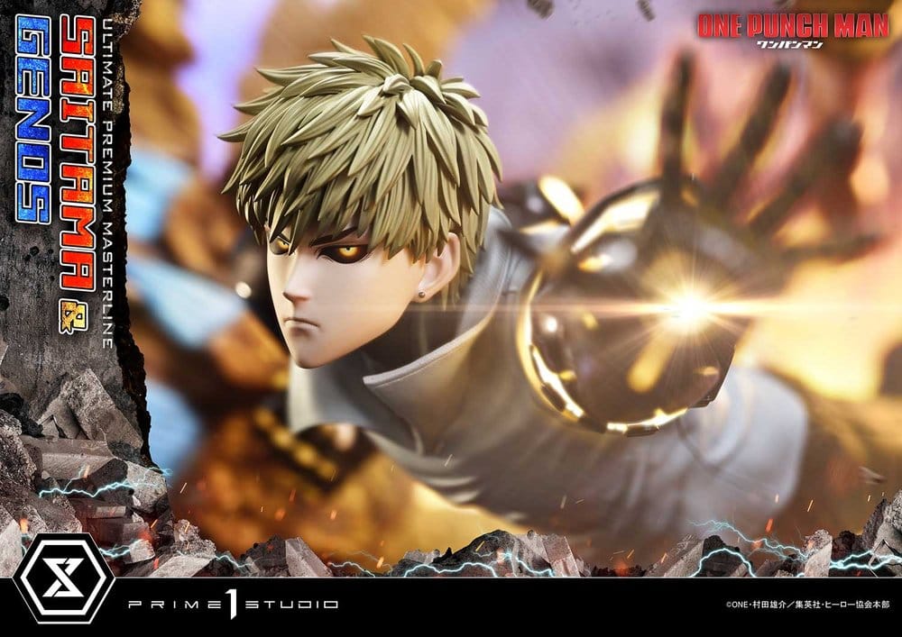 One-Punch Man Estatua Ultimate Premium Masterline Series 1/4 Saitama & Genos  73 cm