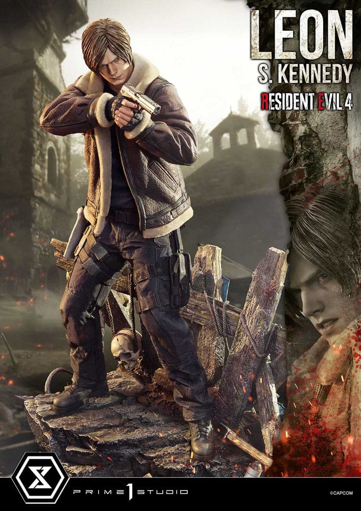 Resident Evil 4 Estatua Ultimate Premium Masterline Series 1/4 Leon S. Kennedy 64 cm