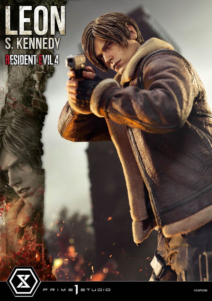 Resident Evil 4 Estatua Ultimate Premium Masterline Series 1/4 Leon S. Kennedy 64 cm