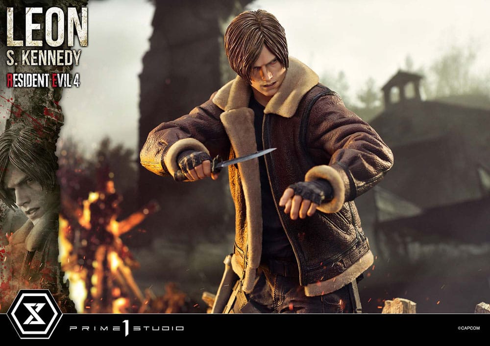 Resident Evil 4 Estatua Ultimate Premium Masterline Series 1/4 Leon S. Kennedy 64 cm