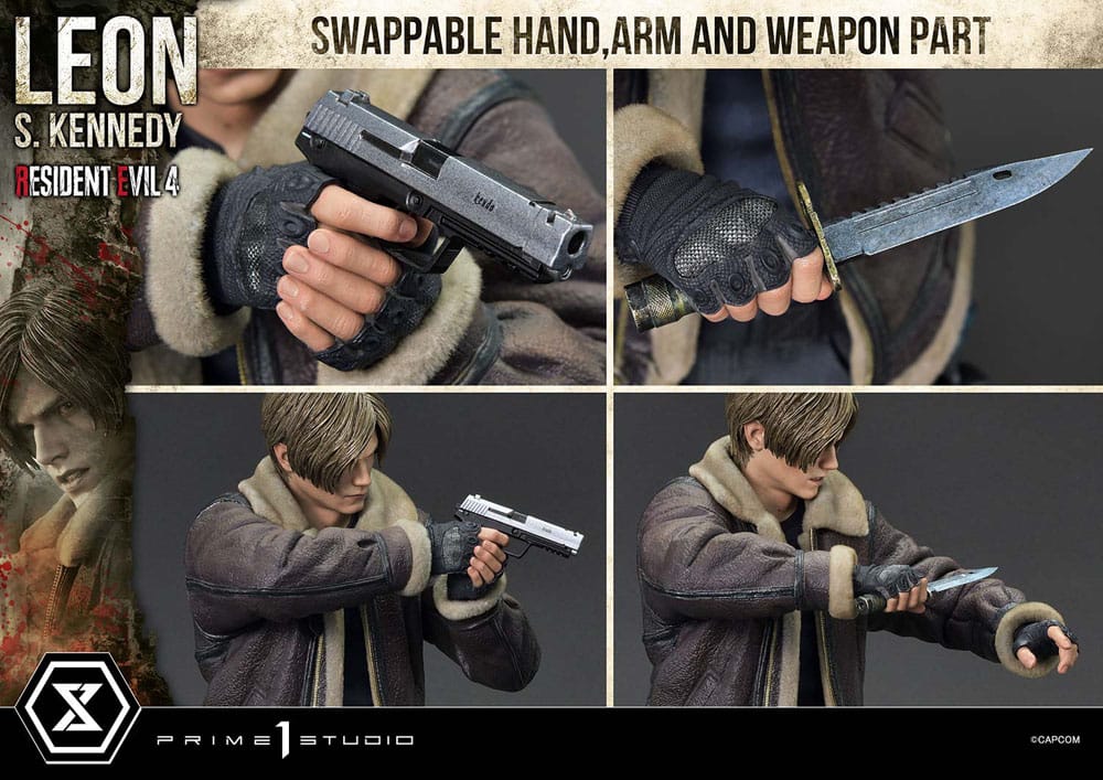 Resident Evil 4 Estatua Ultimate Premium Masterline Series 1/4 Leon S. Kennedy 64 cm