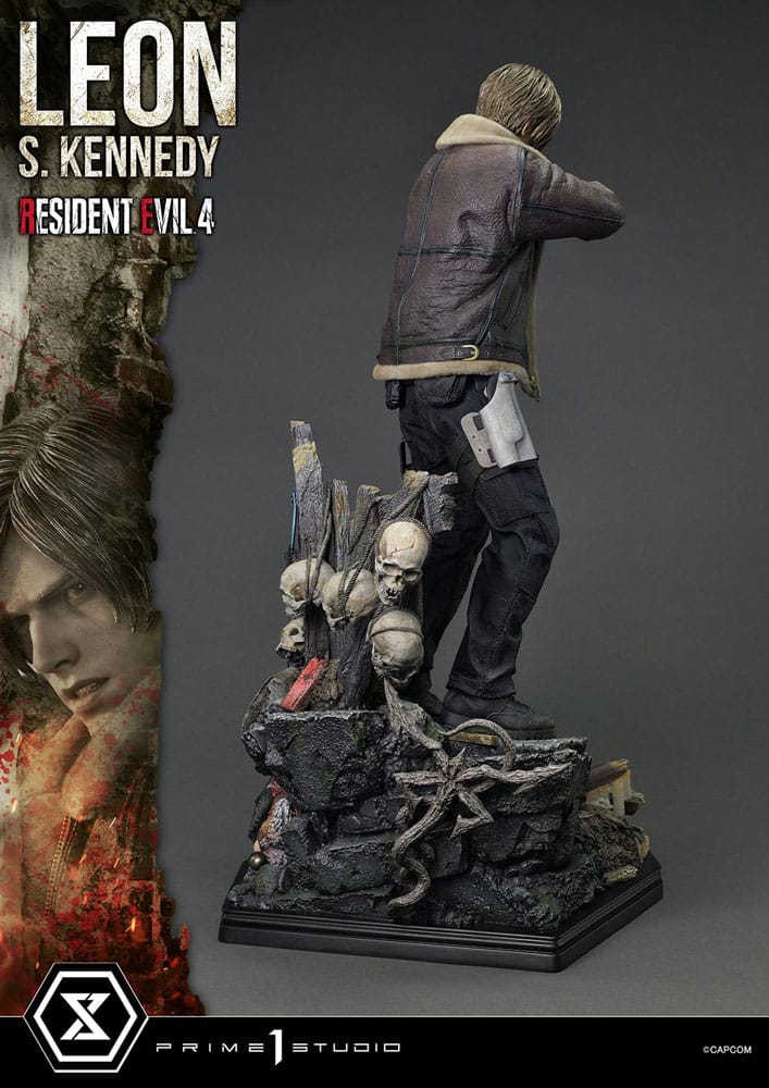Resident Evil 4 Estatua Ultimate Premium Masterline Series 1/4 Leon S. Kennedy 64 cm