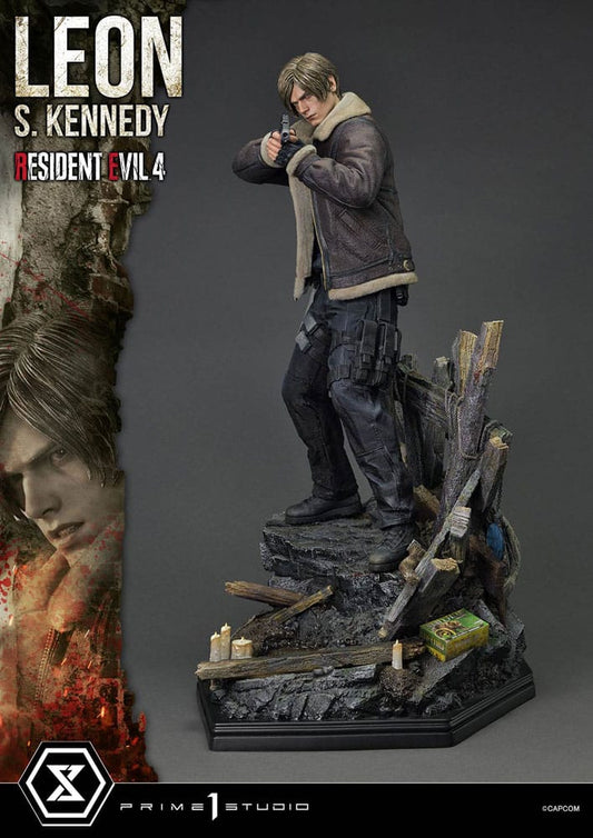 Resident Evil 4 Estatua Ultimate Premium Masterline Series 1/4 Leon S. Kennedy Bonus Ver. 64 cm