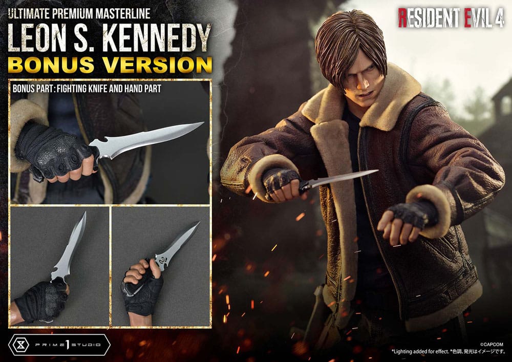 Resident Evil 4 Estatua Ultimate Premium Masterline Series 1/4 Leon S. Kennedy Bonus Ver. 64 cm