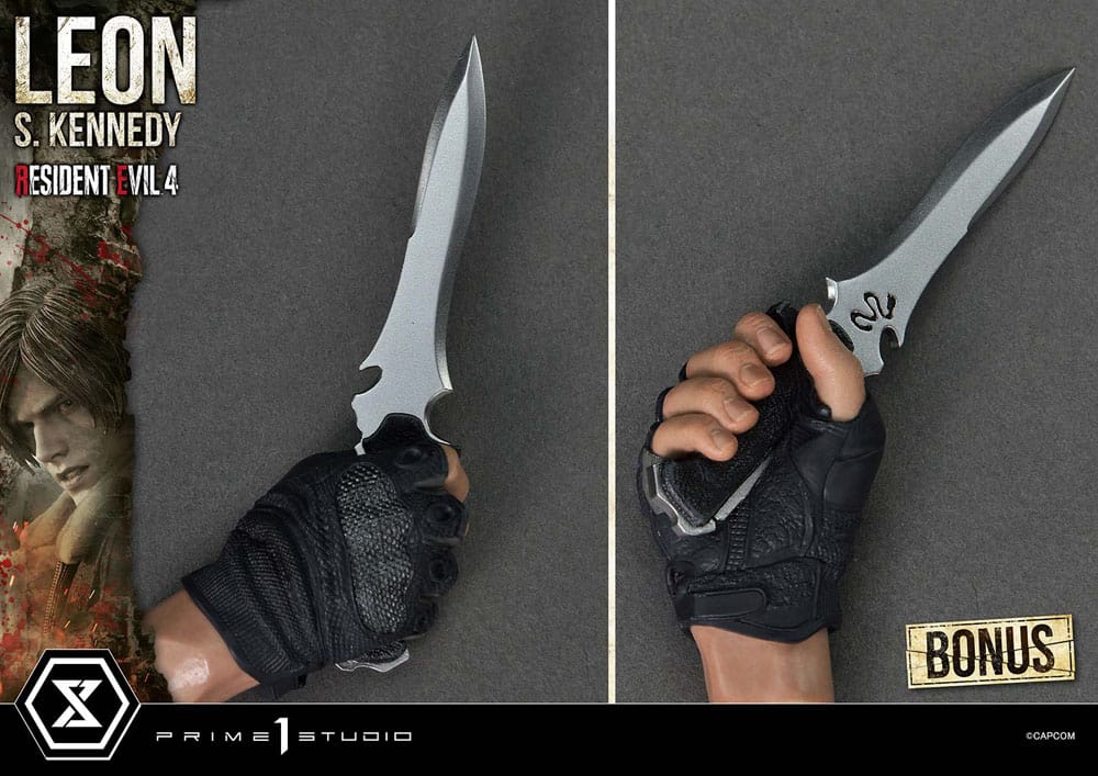 Resident Evil 4 Estatua Ultimate Premium Masterline Series 1/4 Leon S. Kennedy Bonus Ver. 64 cm