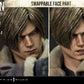 Resident Evil 4 Estatua Ultimate Premium Masterline Series 1/4 Leon S. Kennedy vs. Chainsaw Villager 76 cm