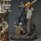 Resident Evil 4 Estatua Ultimate Premium Masterline Series 1/4 Leon S. Kennedy vs. Chainsaw Villager Bonus Ver. 76 cm