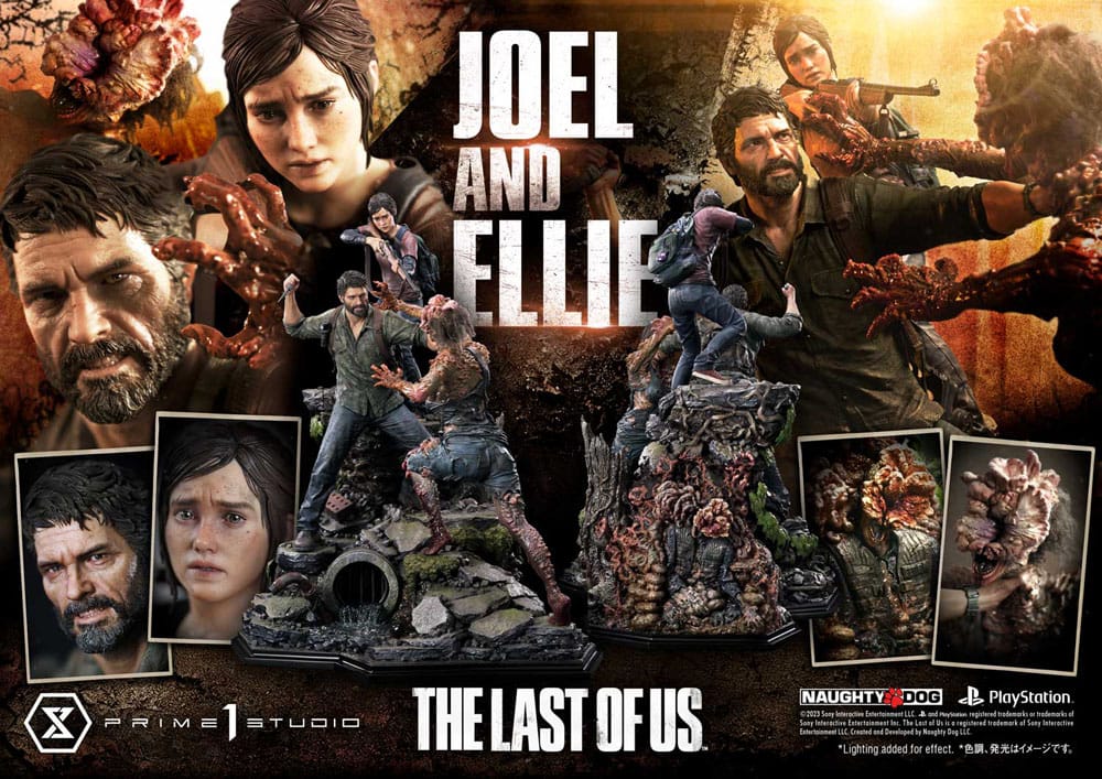 The Last of Us Part I Estatua Ultimate Premium Masterline Series Joel & Ellie Deluxe Version (The Last of Us Part I) 73 cm