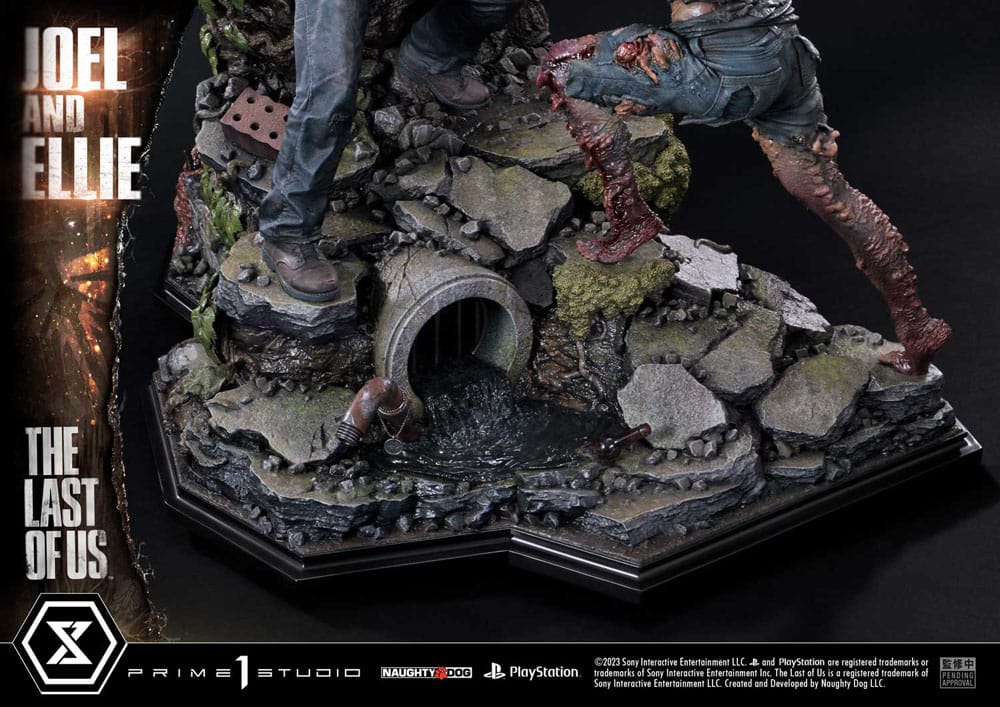 The Last of Us Part I Estatua Ultimate Premium Masterline Series Joel & Ellie Deluxe Version (The Last of Us Part I) 73 cm