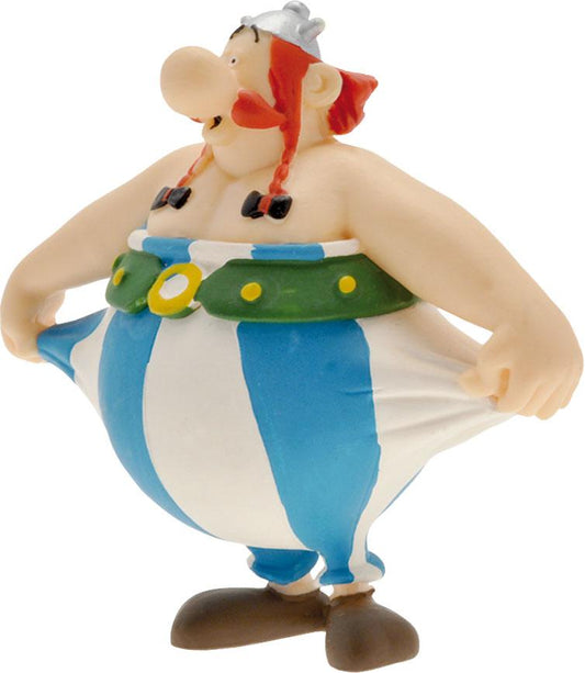 Astérix el Galo Minifigura Obelix sujetandose el pantalon 8 cm