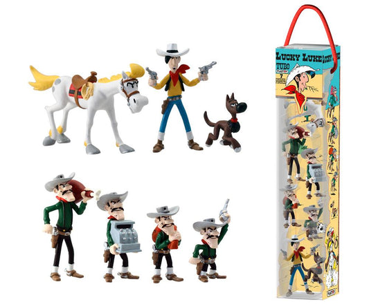 Lucky Luke Pack de 7 Minifiguras Characters 4 - 10 cm