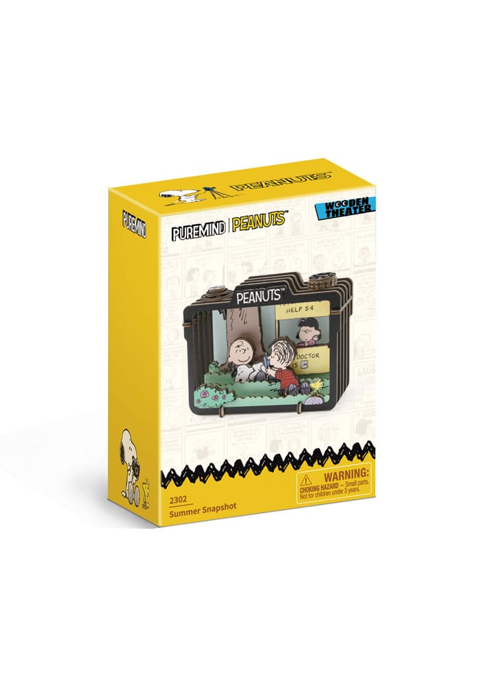 Peanuts Puremind Maqueta Wooden Theater Summer Snapshot