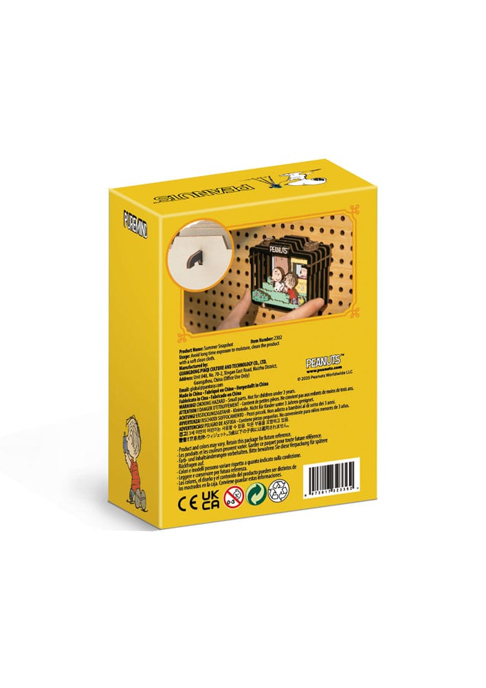 Peanuts Puremind Maqueta Wooden Theater Summer Snapshot