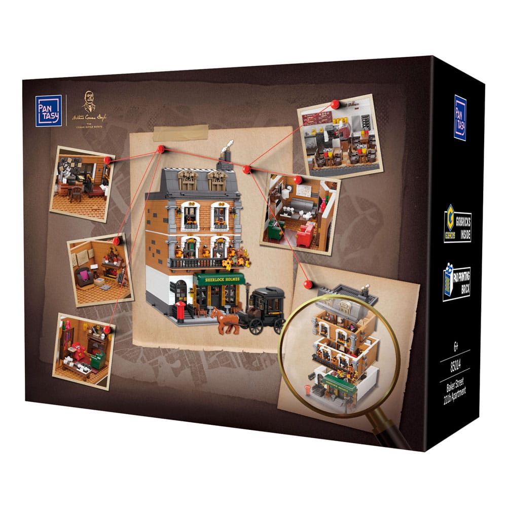 Sherlock Holmes Kit de Construcción Baker Street 221B Apartment 42 cm