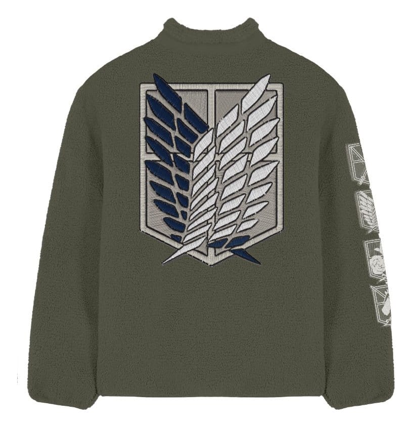 Ataque a los Titanes Chaqueta Sherpa Logo Talla XXL