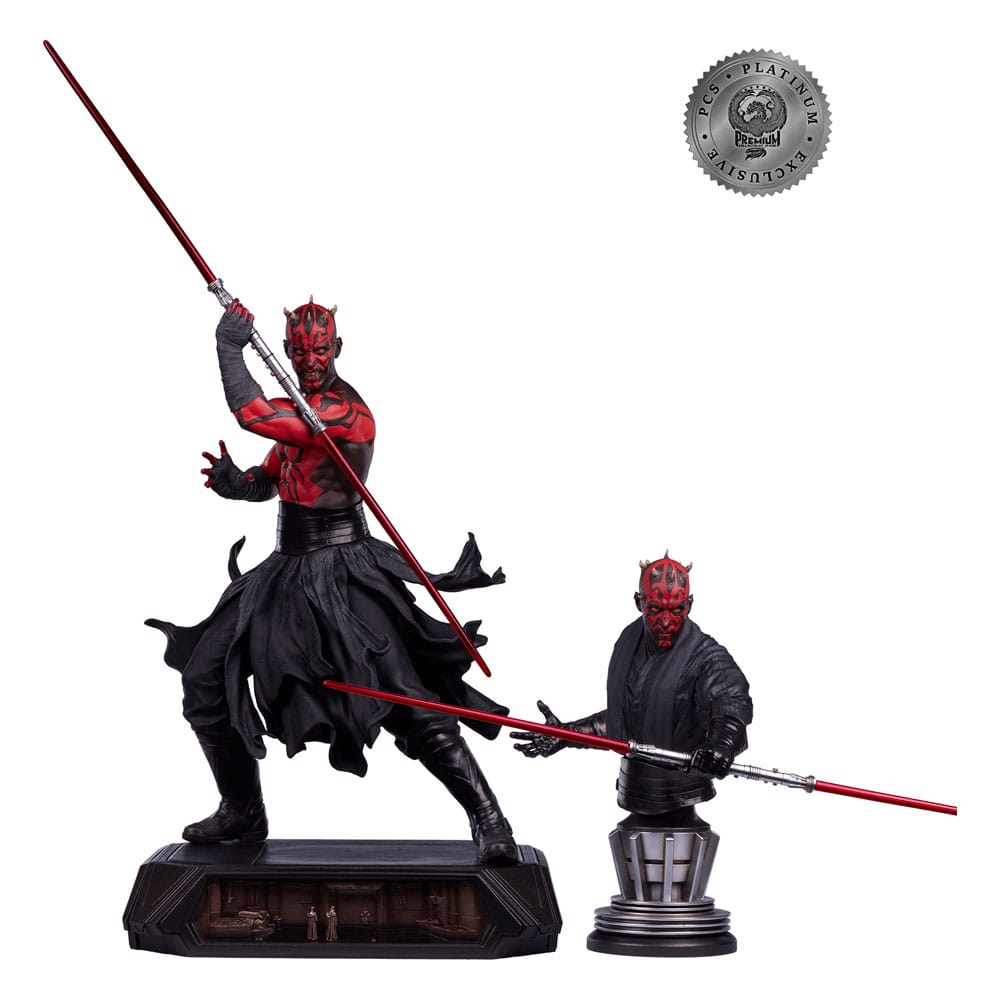 Star Wars Estatua Epic Series 1/3 Darth Maul Platinum Exclusive 86 cm