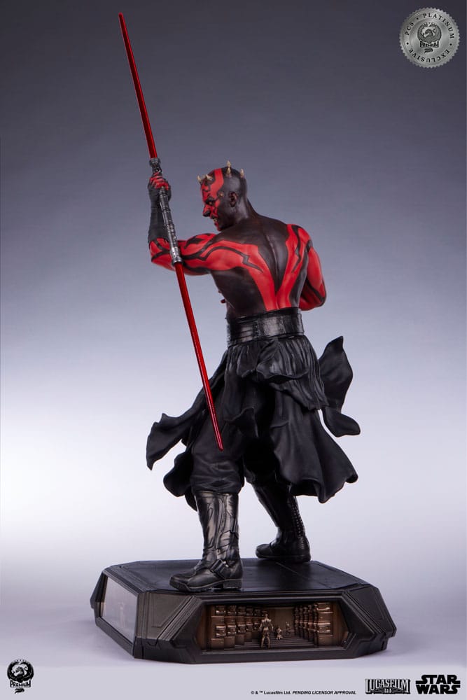Star Wars Estatua Epic Series 1/3 Darth Maul Platinum Exclusive 86 cm