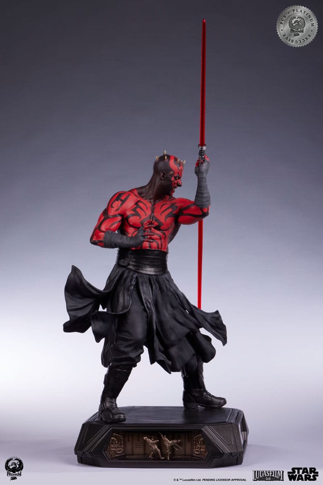 Star Wars Estatua Epic Series 1/3 Darth Maul Platinum Exclusive 86 cm