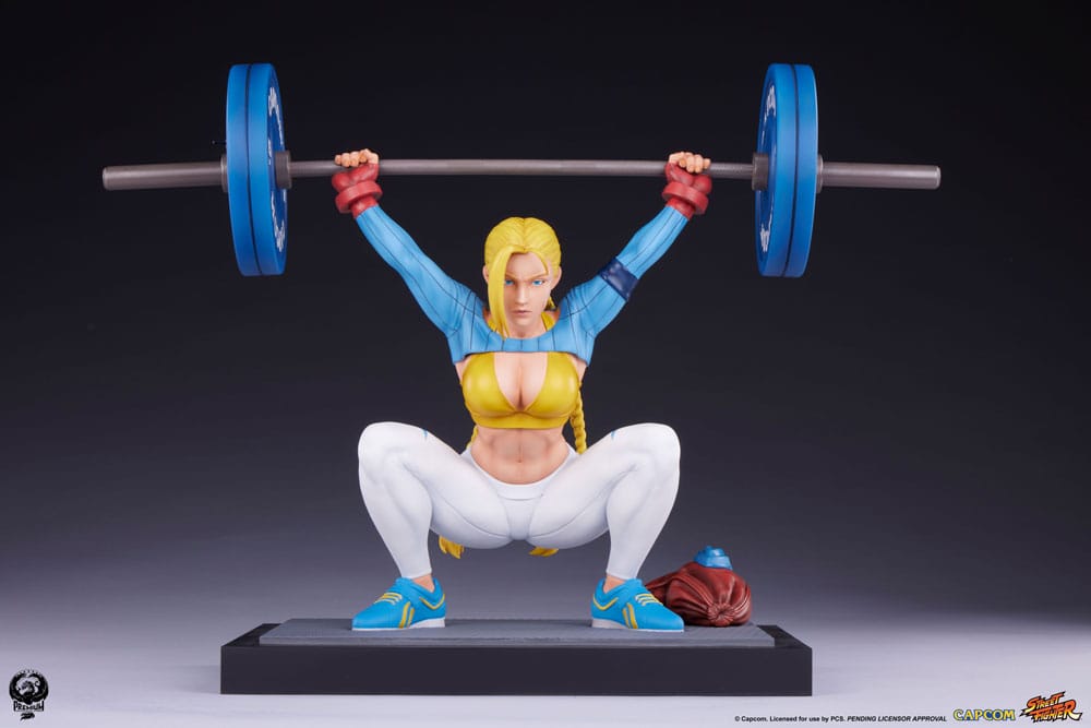 Street Fighter Estatua Premier Series 1/4 Cammy: Powerlifting Alpha 41 cm - Z POP Toys