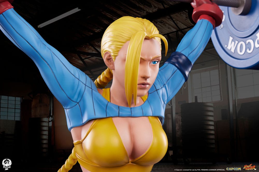 Street Fighter Estatua Premier Series 1/4 Cammy: Powerlifting Alpha 41 cm - Z POP Toys