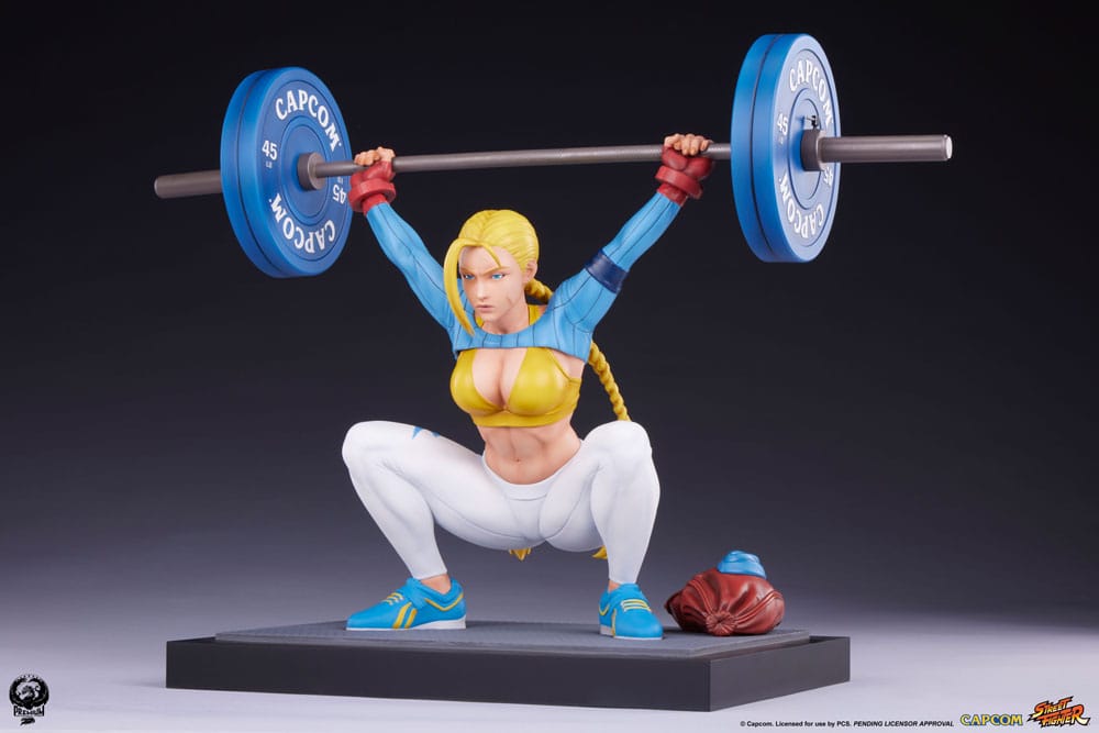 Street Fighter Estatua Premier Series 1/4 Cammy: Powerlifting Alpha 41 cm - Z POP Toys