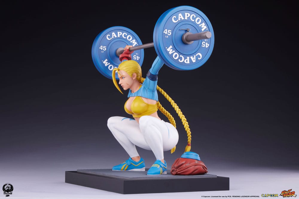 Street Fighter Estatua Premier Series 1/4 Cammy: Powerlifting Alpha 41 cm - Z POP Toys