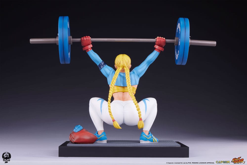 Street Fighter Estatua Premier Series 1/4 Cammy: Powerlifting Alpha 41 cm - Z POP Toys