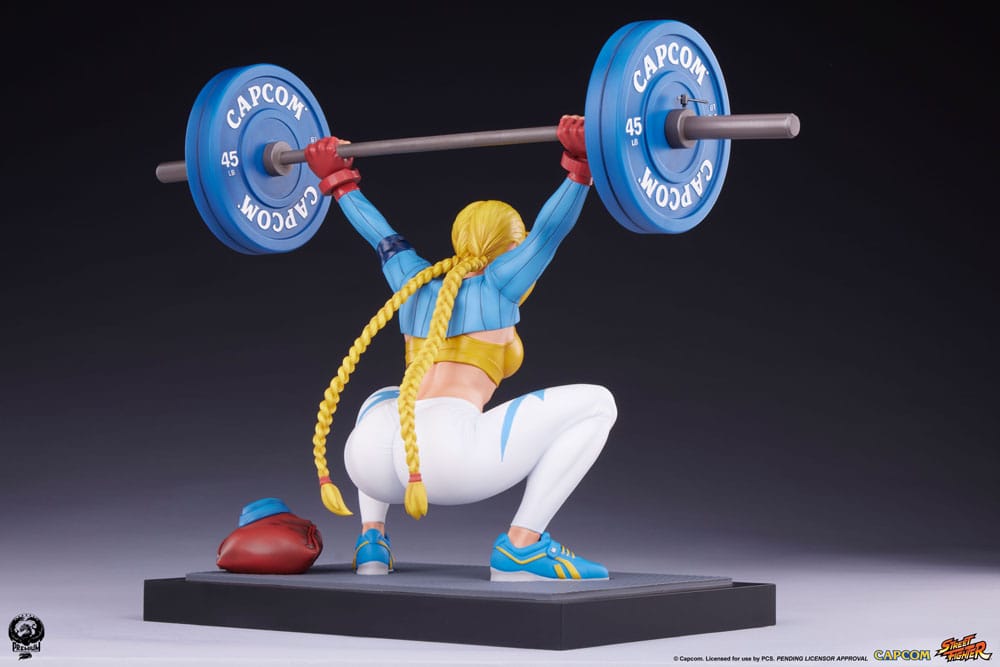 Street Fighter Estatua Premier Series 1/4 Cammy: Powerlifting Alpha 41 cm - Z POP Toys