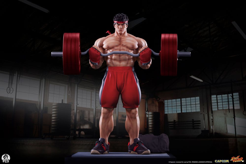 Street Fighter Estatua Premier Series 1/4 Ryu: Powerlifting 53 cm - Z POP Toys