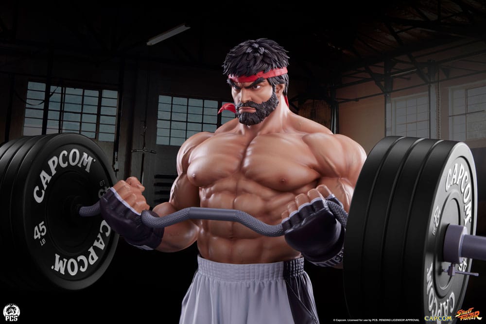 Street Fighter Estatua Premier Series 1/4 Ryu Battle Edition: Powerlifting 53 cm - Z POP Toys