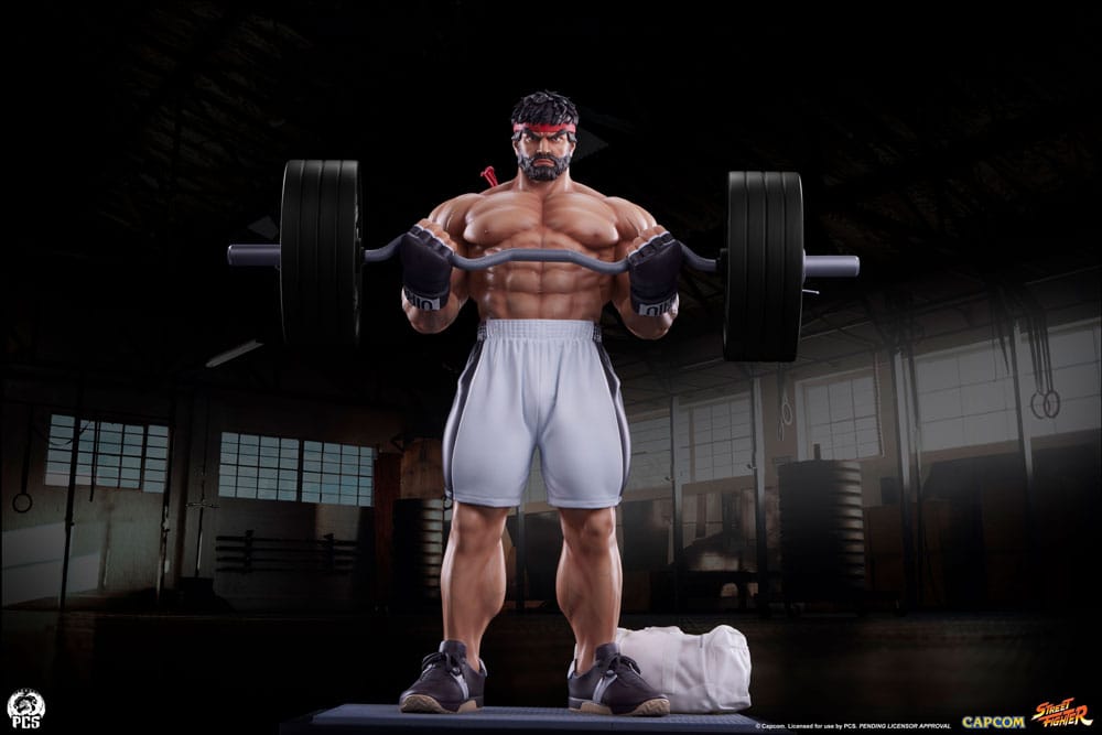 Street Fighter Estatua Premier Series 1/4 Ryu Battle Edition: Powerlifting 53 cm - Z POP Toys