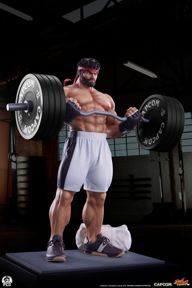 Street Fighter Estatua Premier Series 1/4 Ryu Battle Edition: Powerlifting 53 cm - Z POP Toys