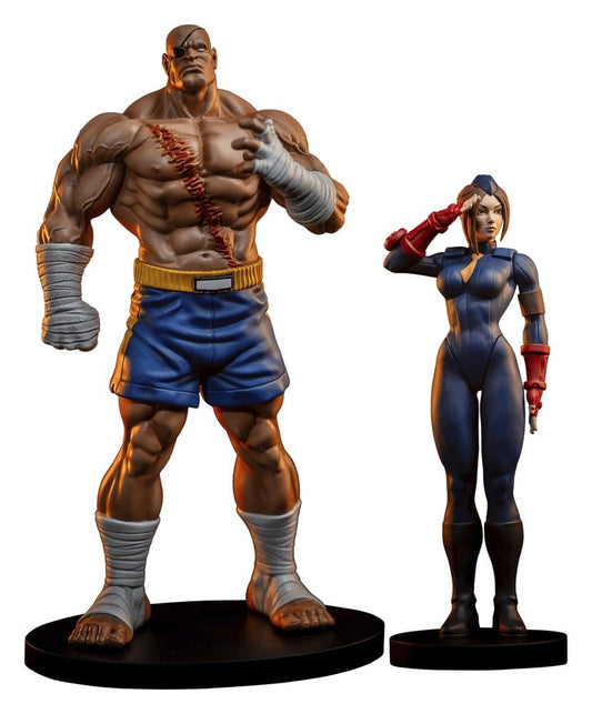 Street Fighter Street Jam Estatuas 1/10 Sagat & Juli 24 cm