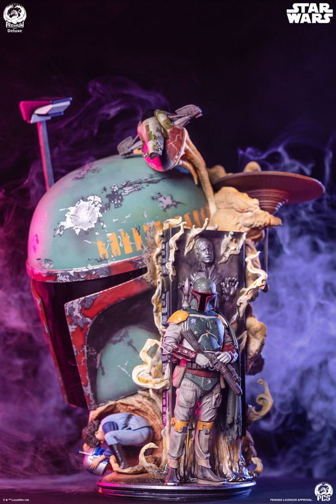 Star Wars: Episodio V - El Imperio contraataca Busto Fine Art Boba Fett Deluxe Edition 50 cm