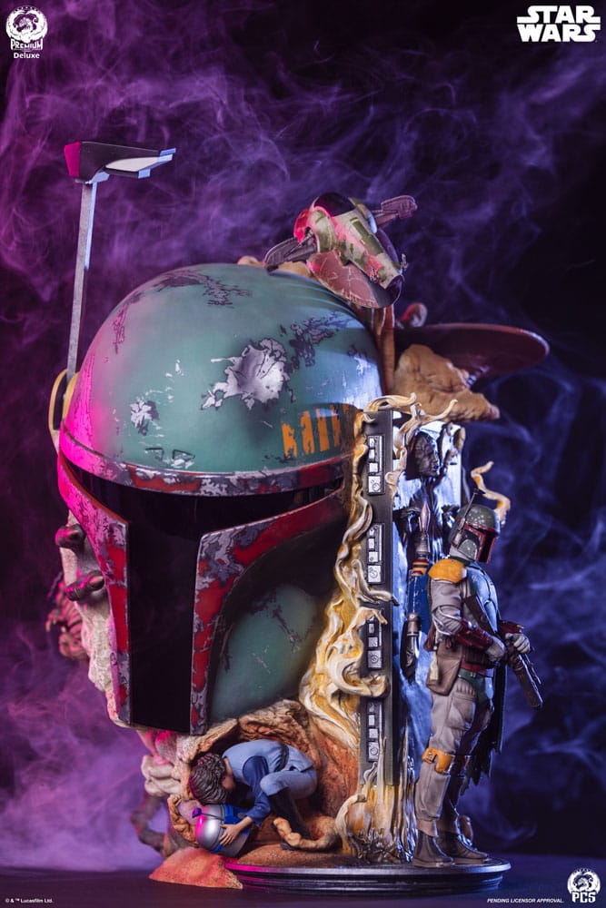Star Wars: Episodio V - El Imperio contraataca Busto Fine Art Boba Fett Deluxe Edition 50 cm