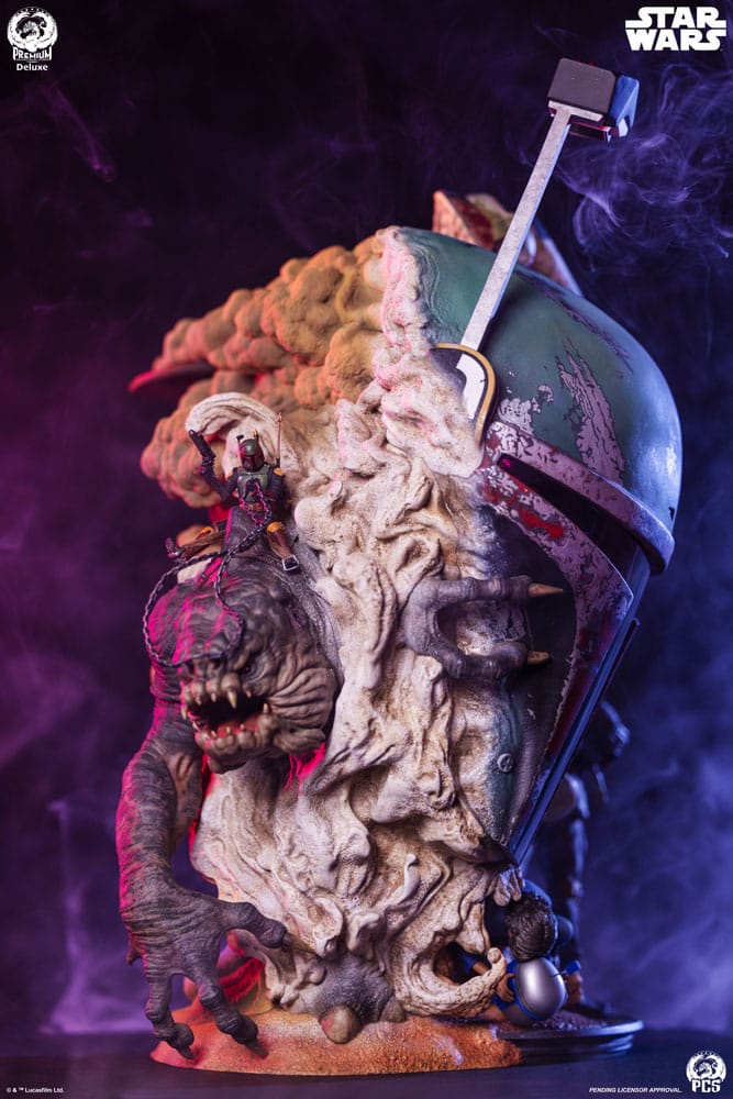 Star Wars: Episodio V - El Imperio contraataca Busto Fine Art Boba Fett Deluxe Edition 50 cm