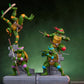 Tortugas Ninja Pack de 4 Estatua PVC Sabretooth (Classic Edition) 20 cm