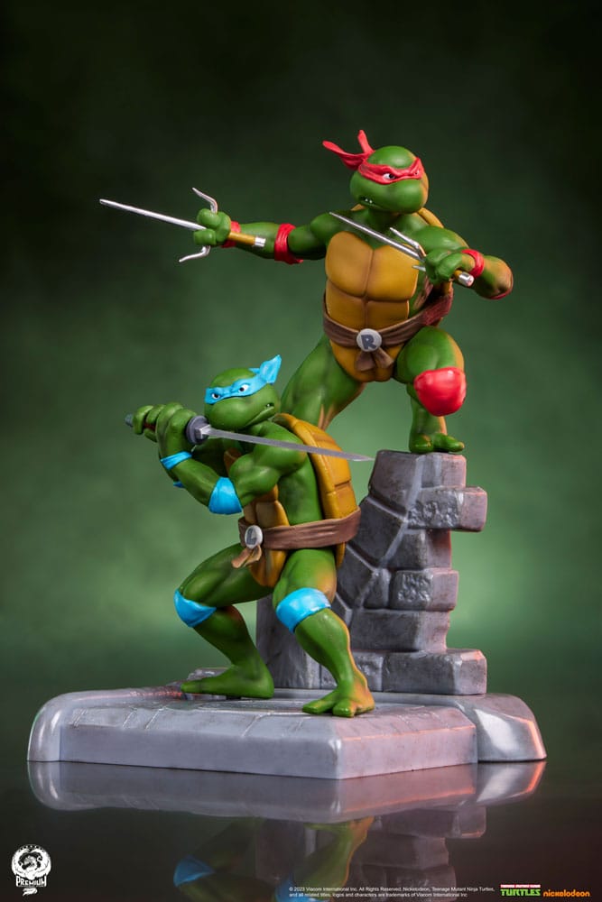 Tortugas Ninja Pack de 4 Estatua PVC Sabretooth (Classic Edition) 20 cm